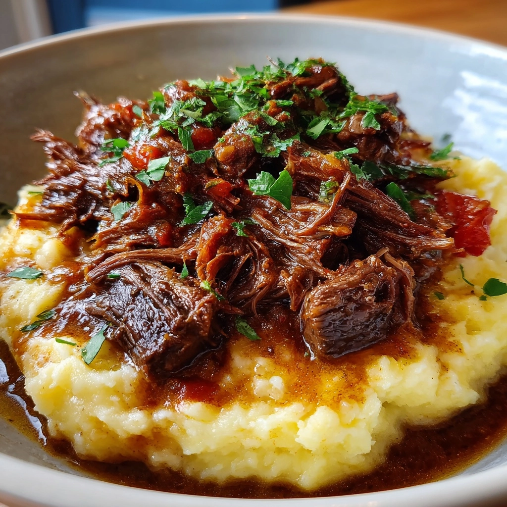 Short Rib Ragu with Parmesan Mashed Potatoes