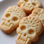 Skull-shaped shortbread