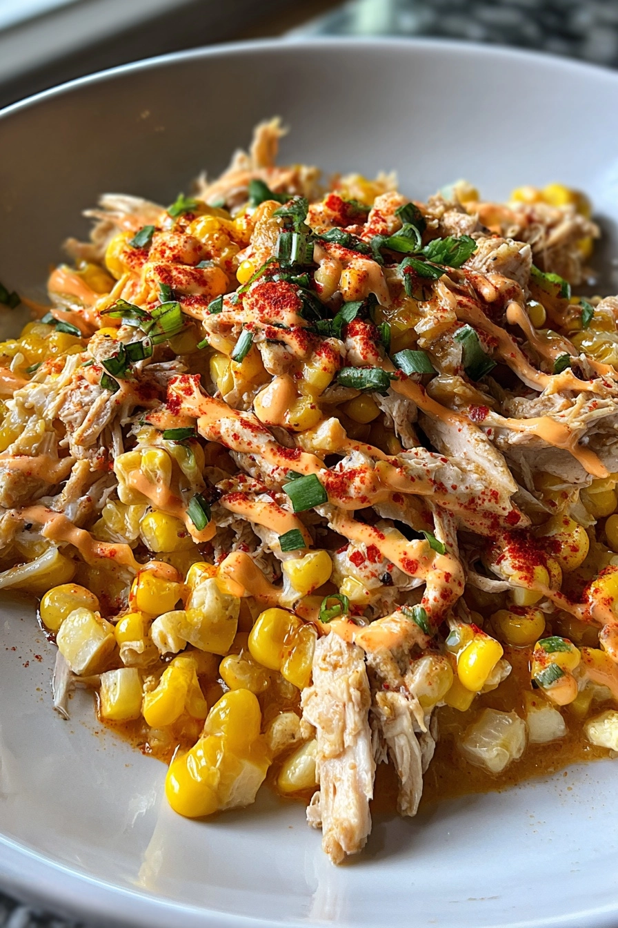 Slow Cooker Street Corn Chicken