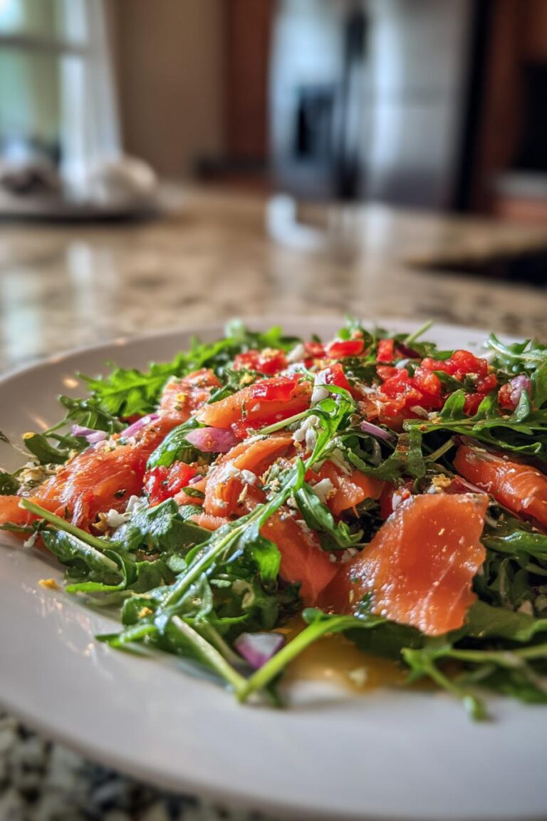 Smoked Salmon Arugula Salad