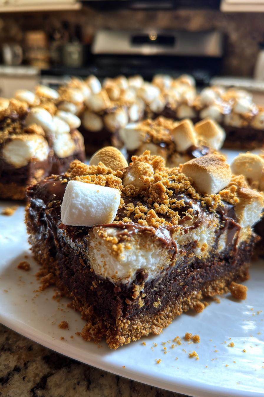 S’mores Brownie Bites