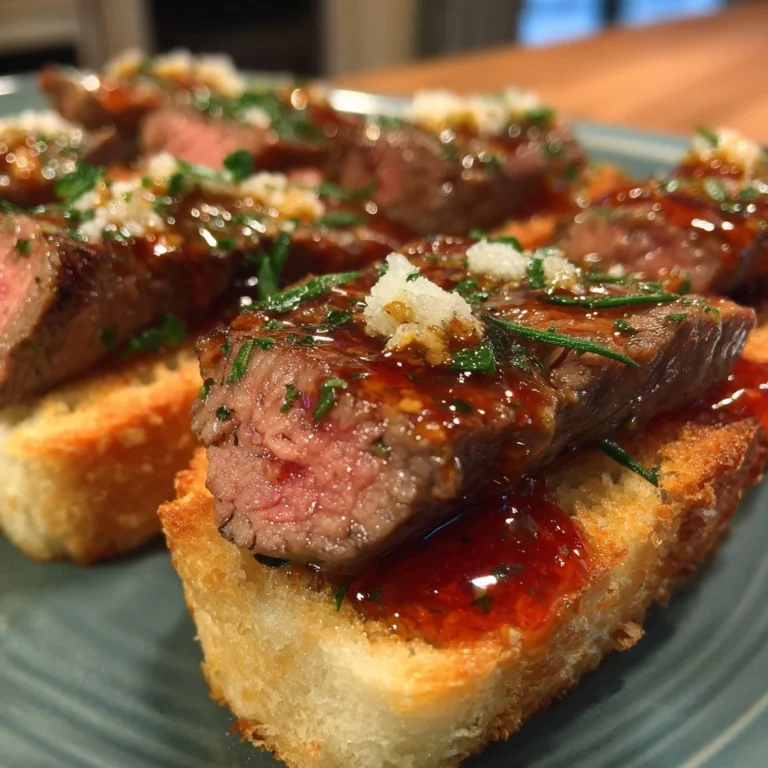Steak Crostini Delight Recipe