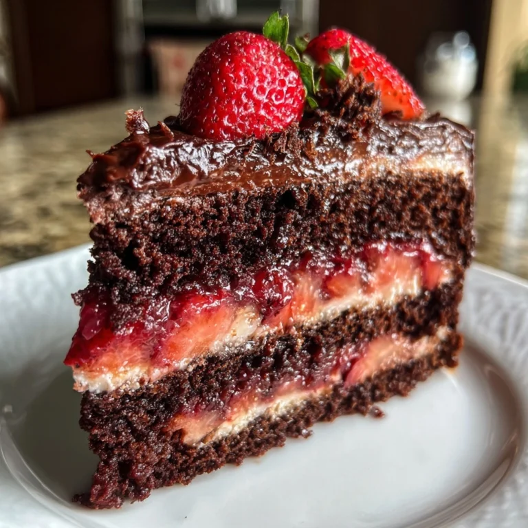 Strawberry Chocolate Cake