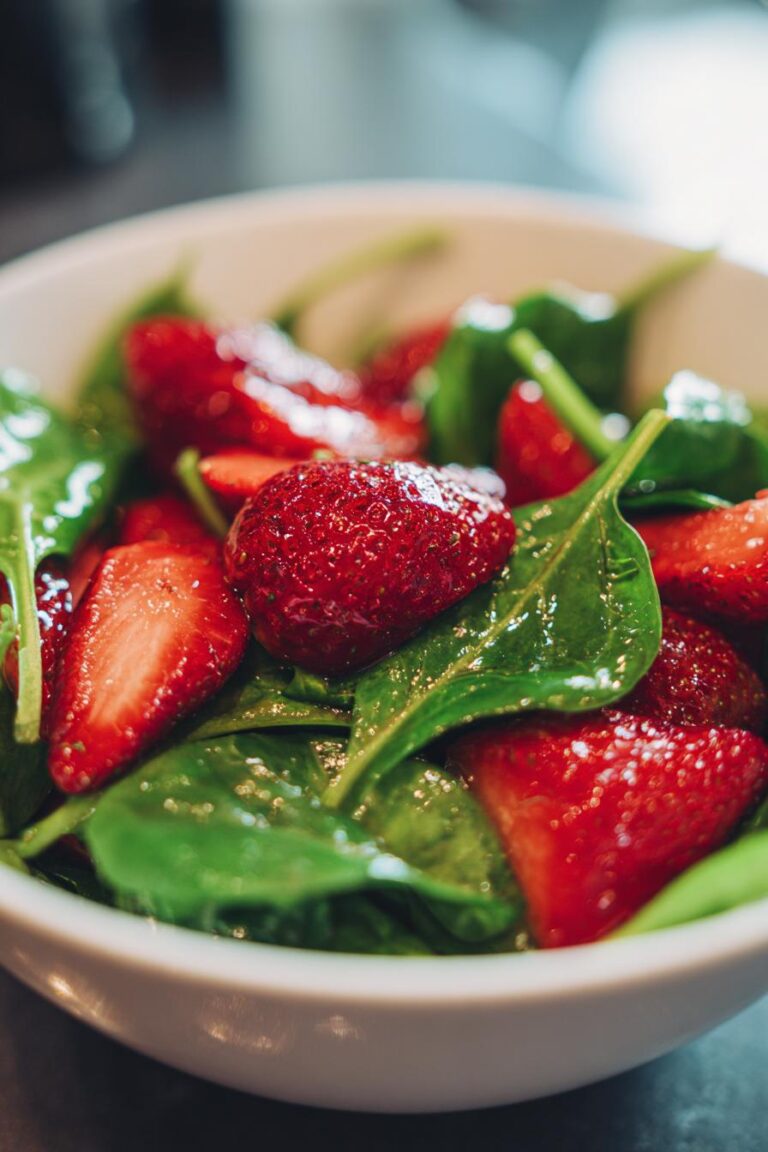 Strawberry Spinach Summer Salad