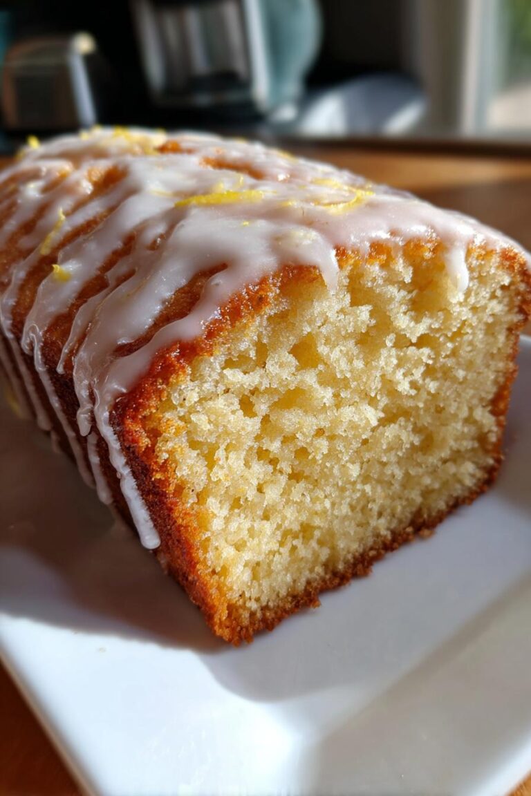 Sugar-Free Lemon Loaf Cake