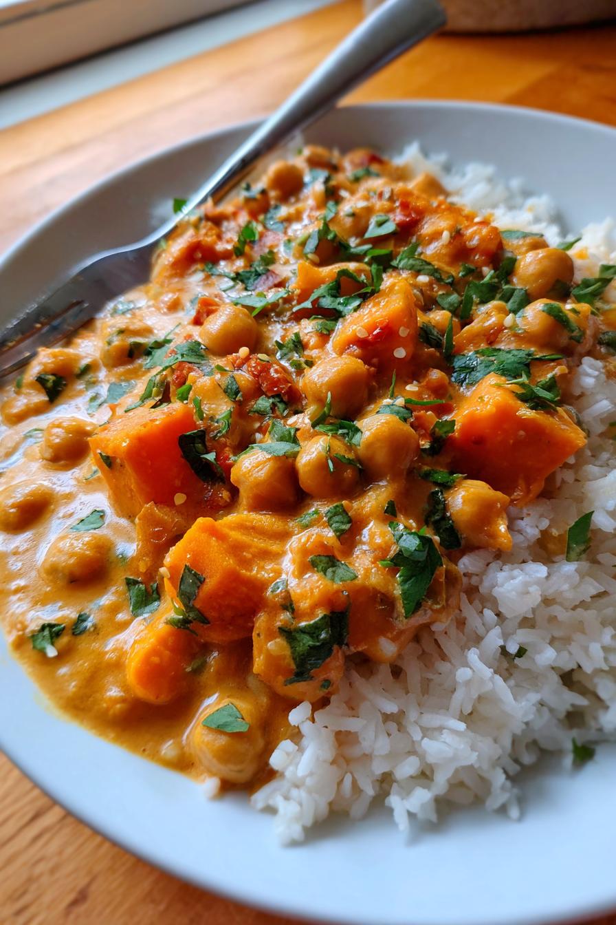 Sweet Potato and Chickpea Curry