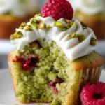 The Best Fruity Pistachio and Raspberry Cupcakes E...