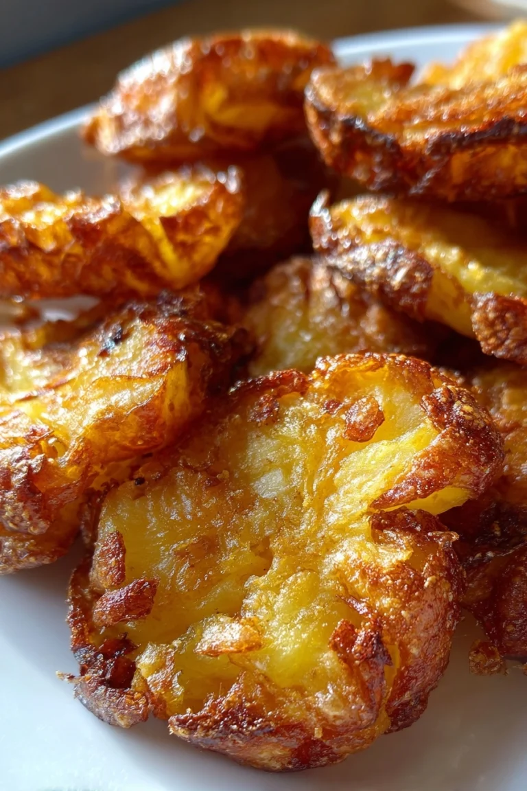 The Crispiest Air Fryer Smashed Potatoes You’ll Ev...
