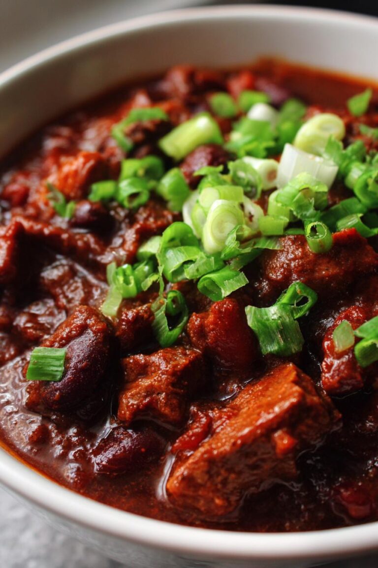 This slow cooker chili recipe will leave the crockpot