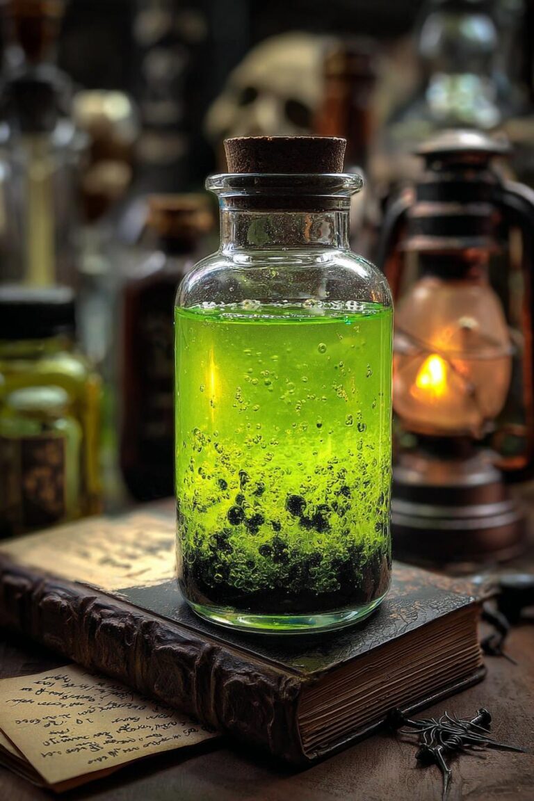 Toxic green potion