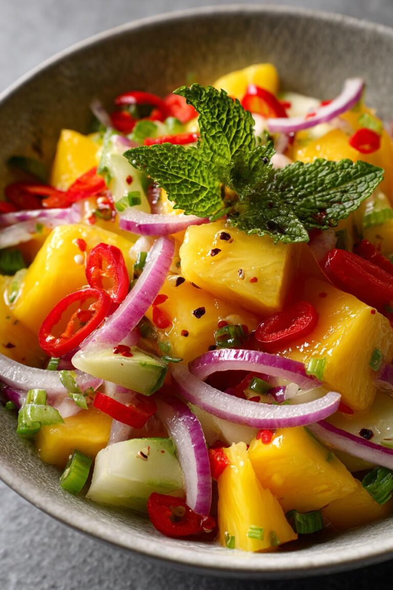 Tropical Mango Pineapple Salad
