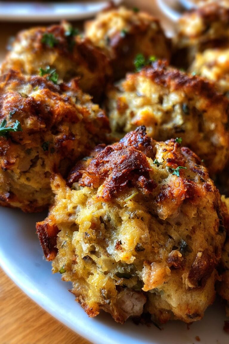3 Irresistible Turkey Stuffing Balls