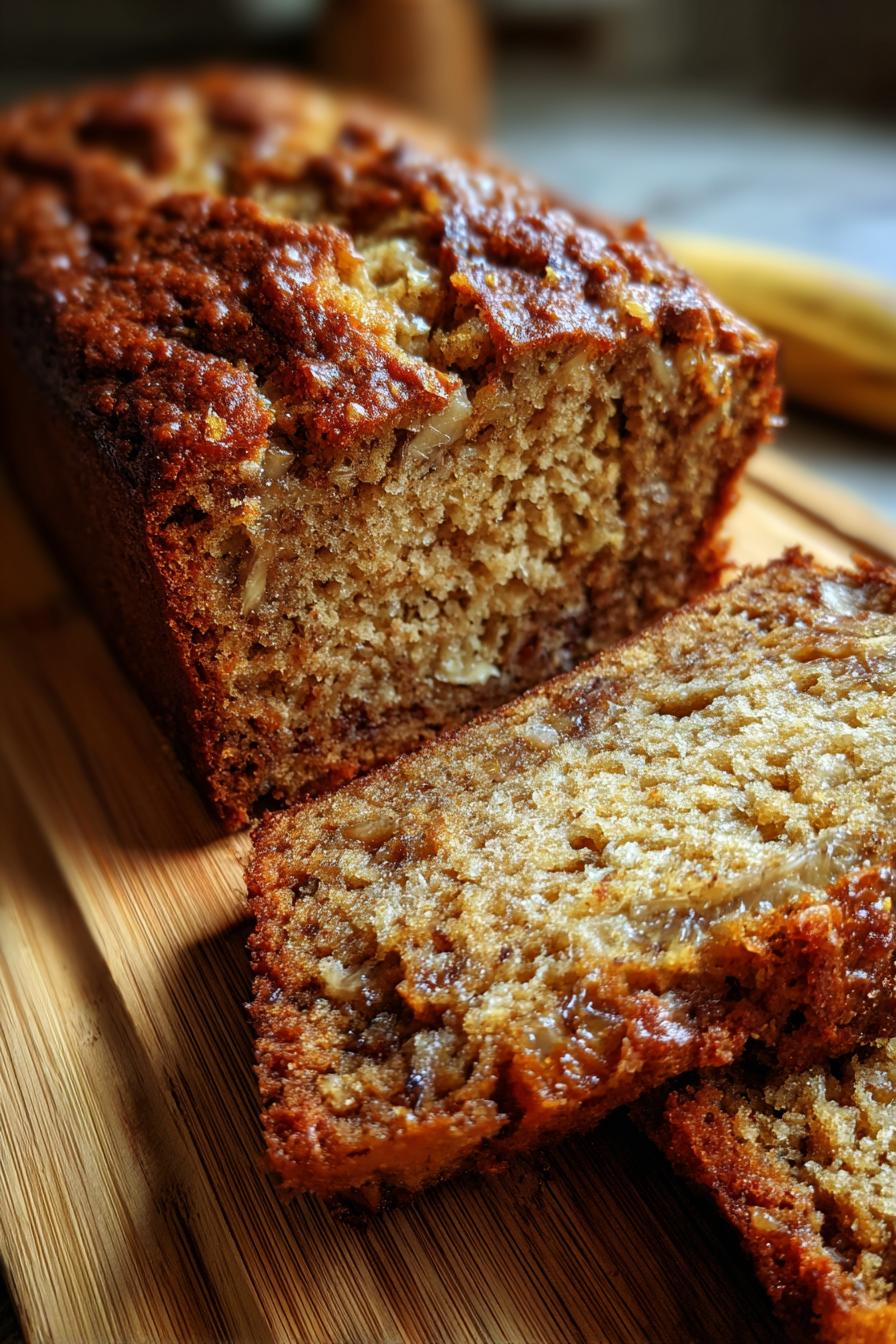 Vegan Banana Bread (one bowl, 1 fork recipe)