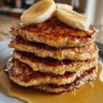 Vegan Banana Oat Pancakes
