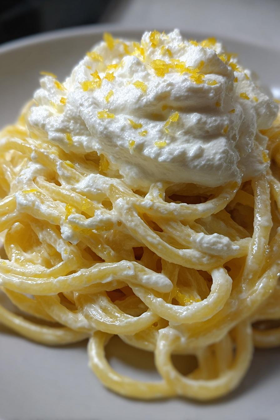 Whipped Lemon Ricotta Pasta (Gluten Free)