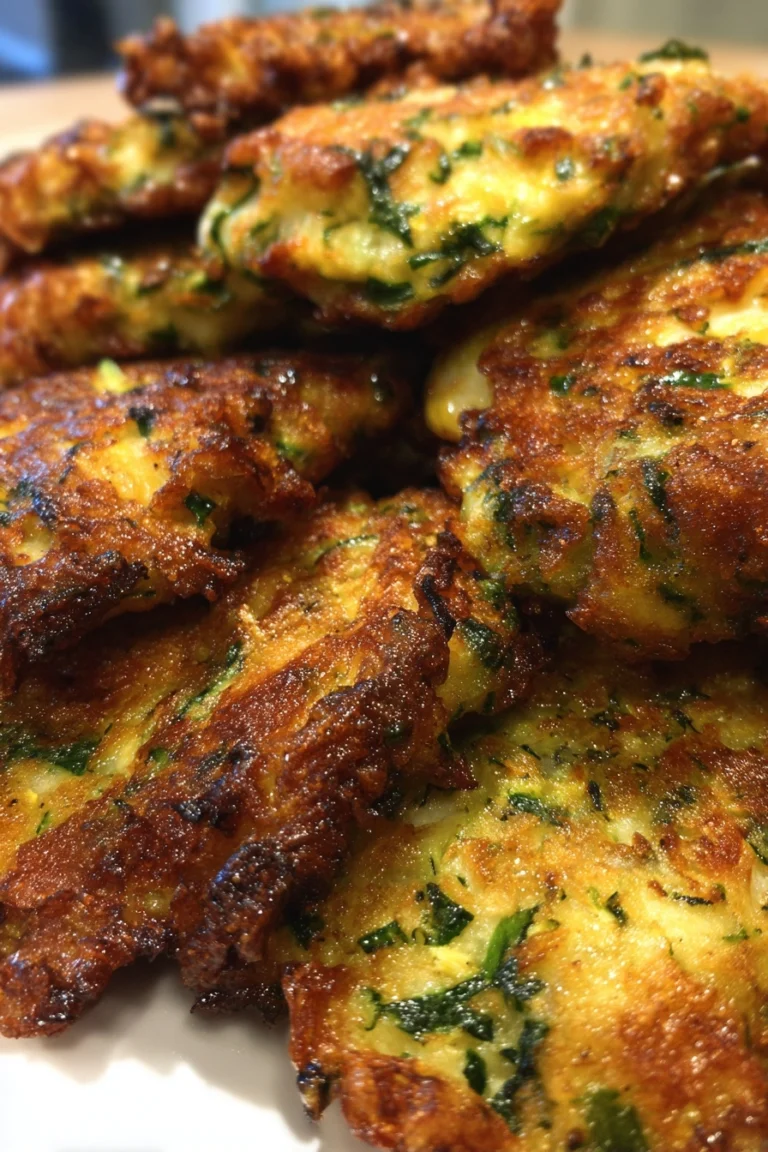 Zucchini Chicken Fritters