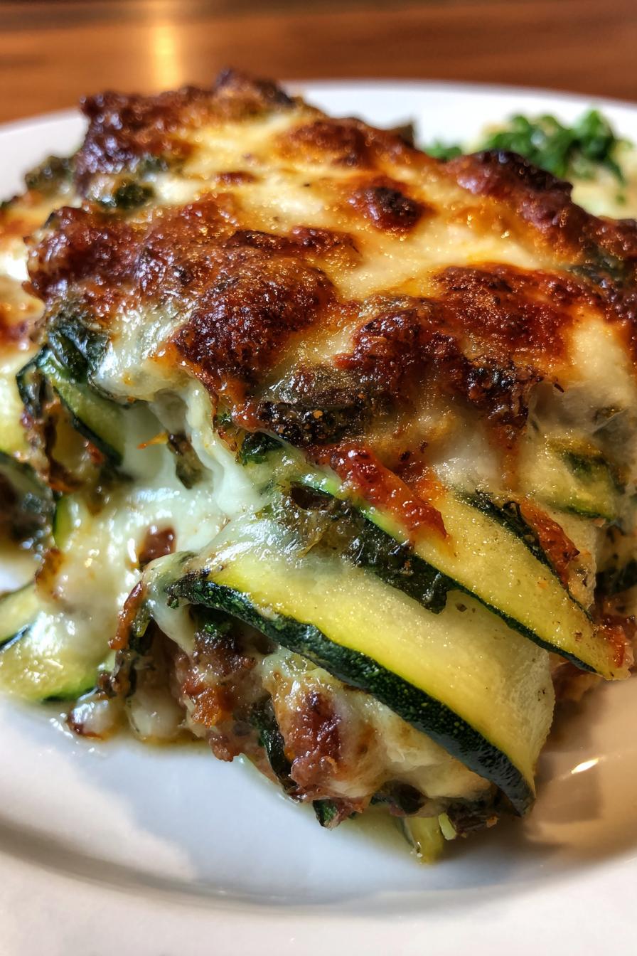 Zucchini Lasagna Rolls