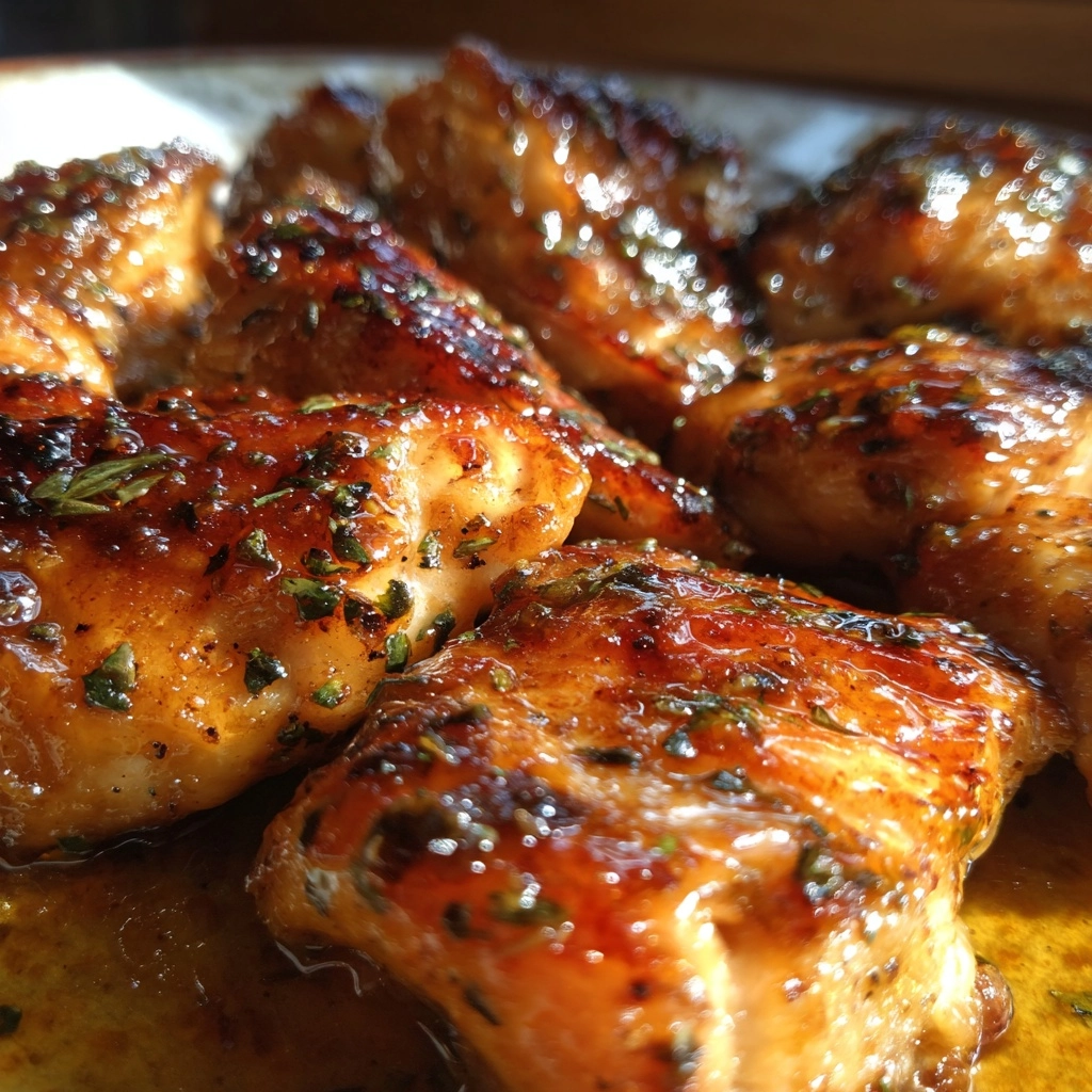 air fryer maple glazed chicken