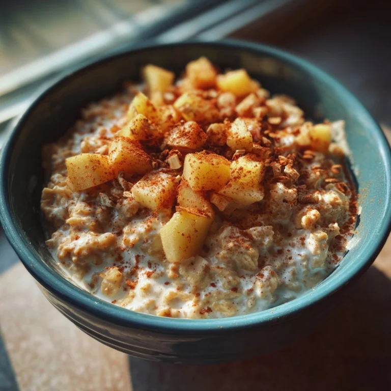apple cinnamon overnight oats