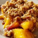bourbon pecan peach crisp
