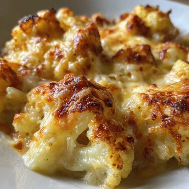 cheesy cauliflower gratin