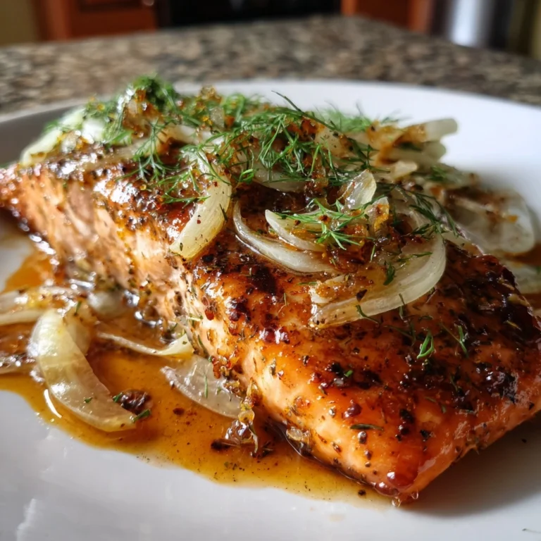 citrus glazed salmon with fennel