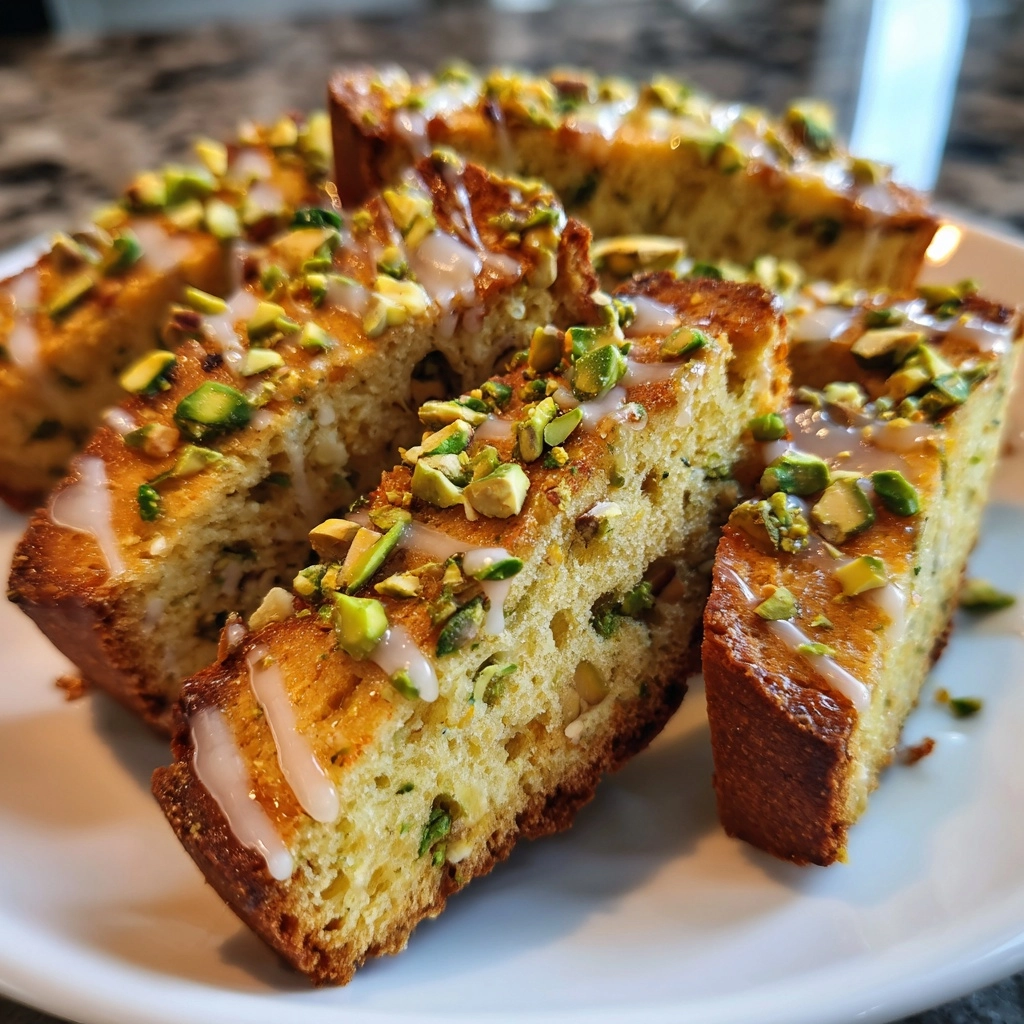 citrus pistachio biscotti