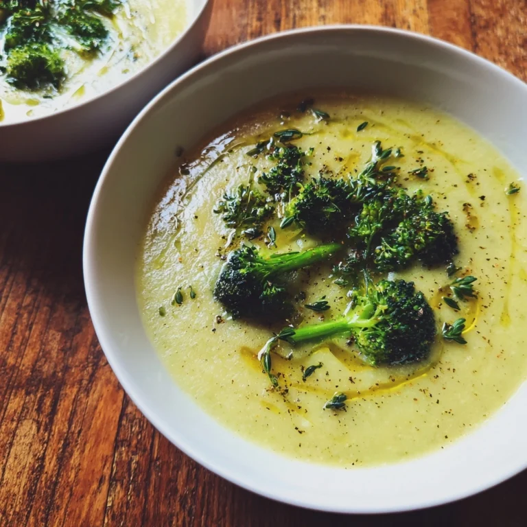 creamy broccoli potato soup