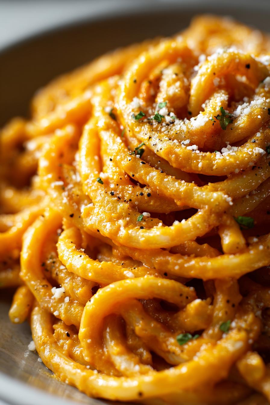 creamy butternut pasta