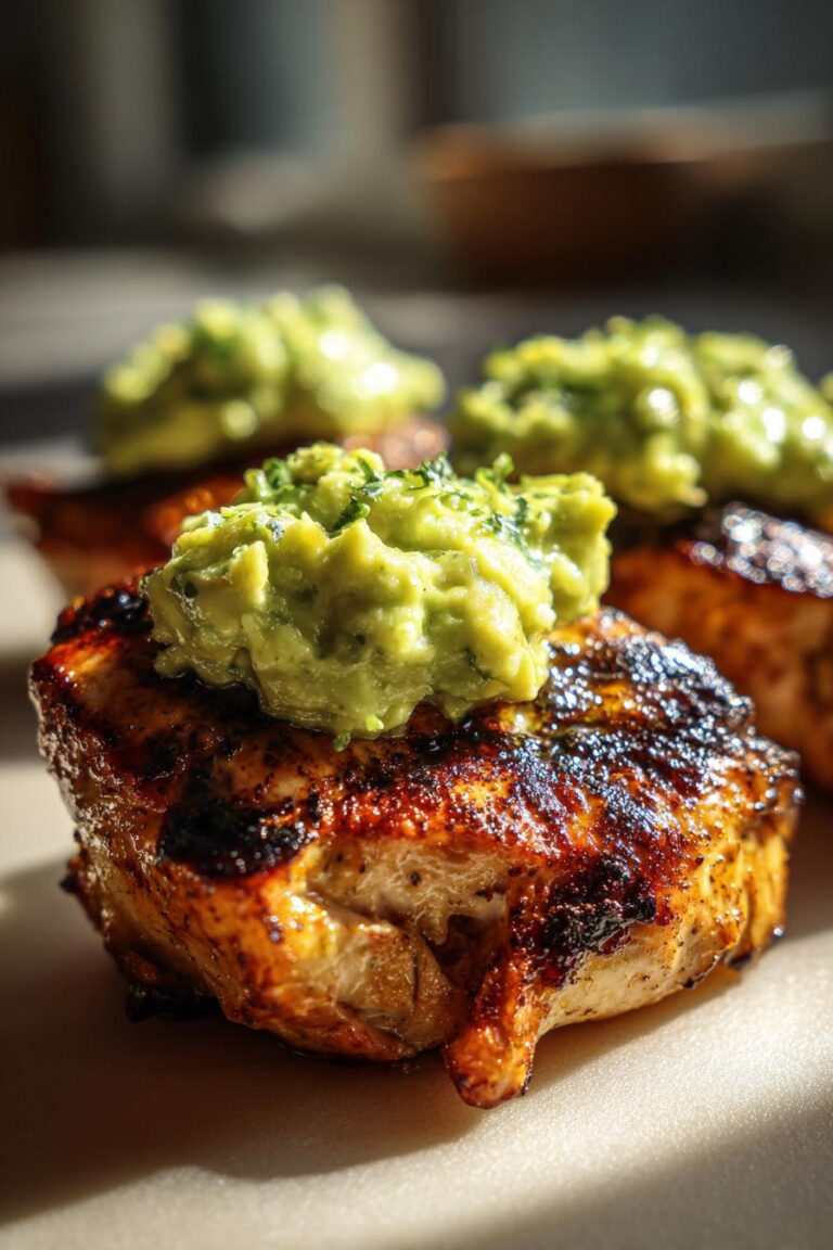 fiesta lime chicken with avocado