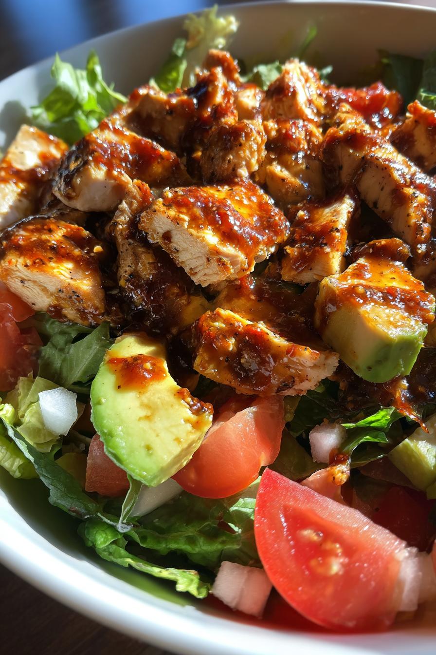 high protein Southwest chicken salad