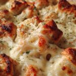 keto chicken alfredo bake