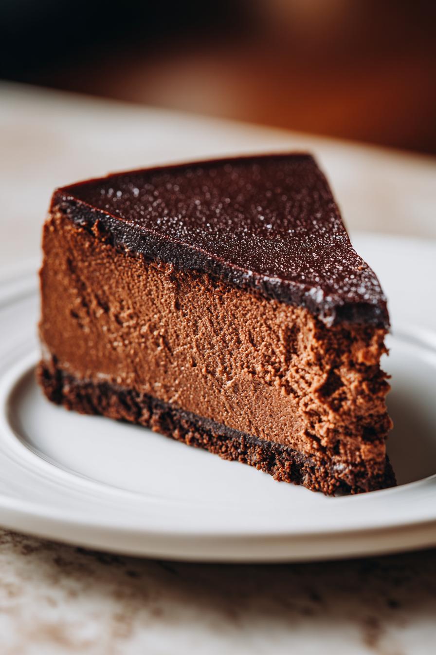 keto chocolate cheesecake