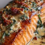keto creamy Tuscan salmon