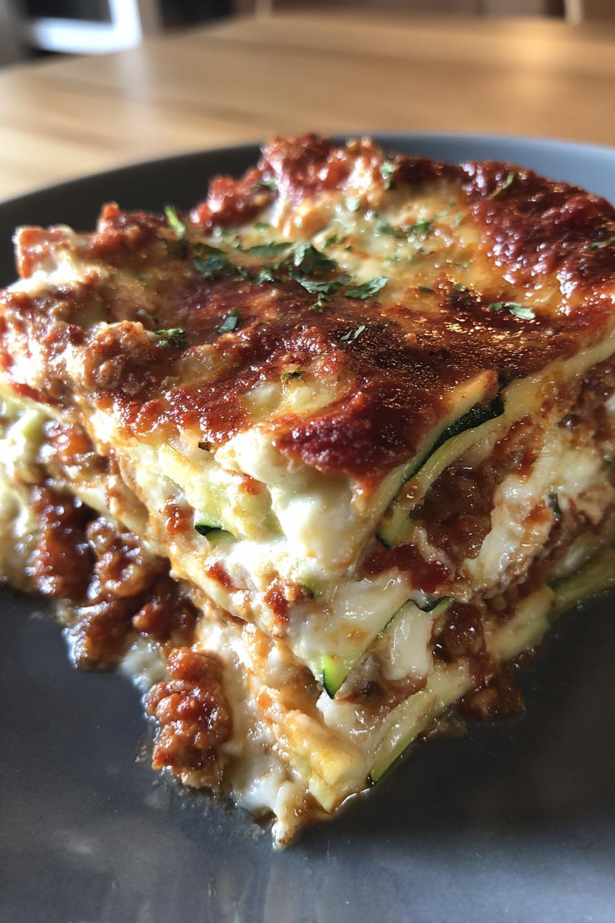 keto lasagna with zucchini