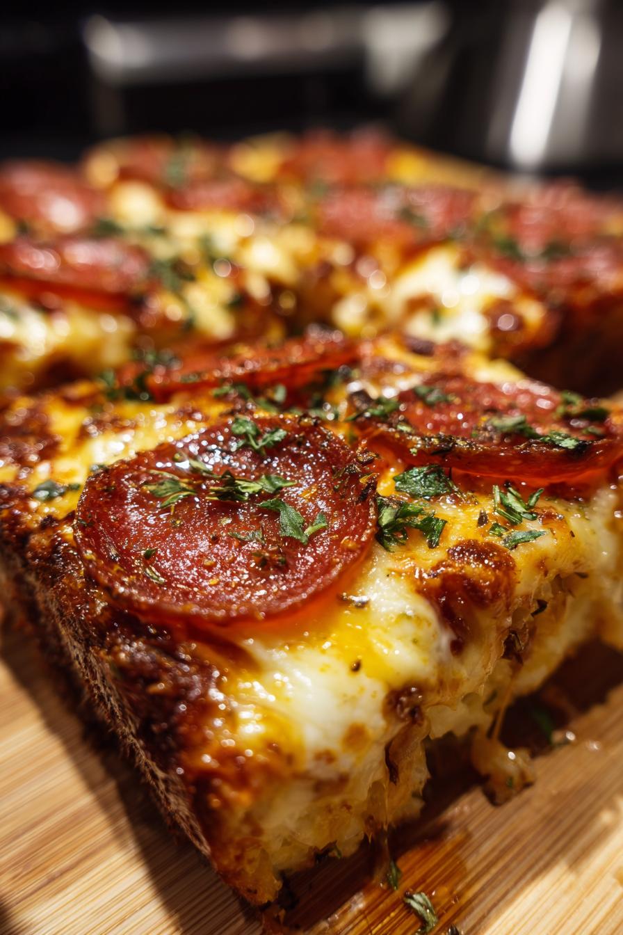 keto pizza casserole