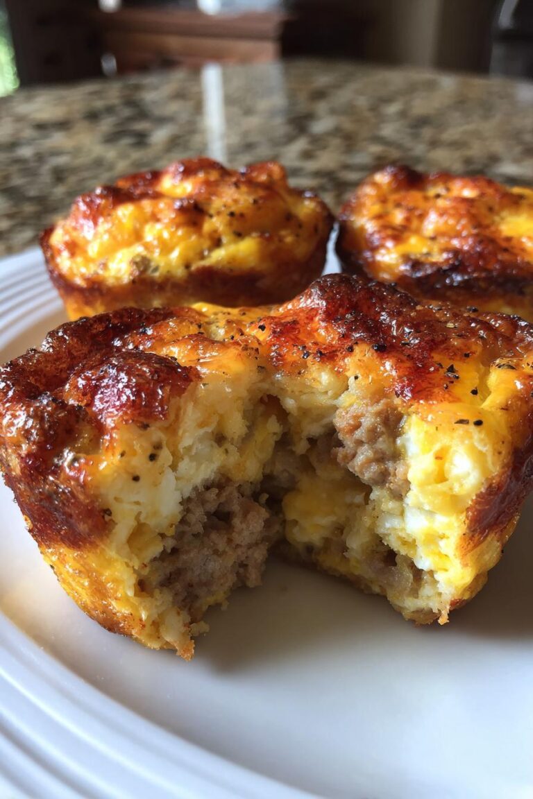 keto sausage egg cups
