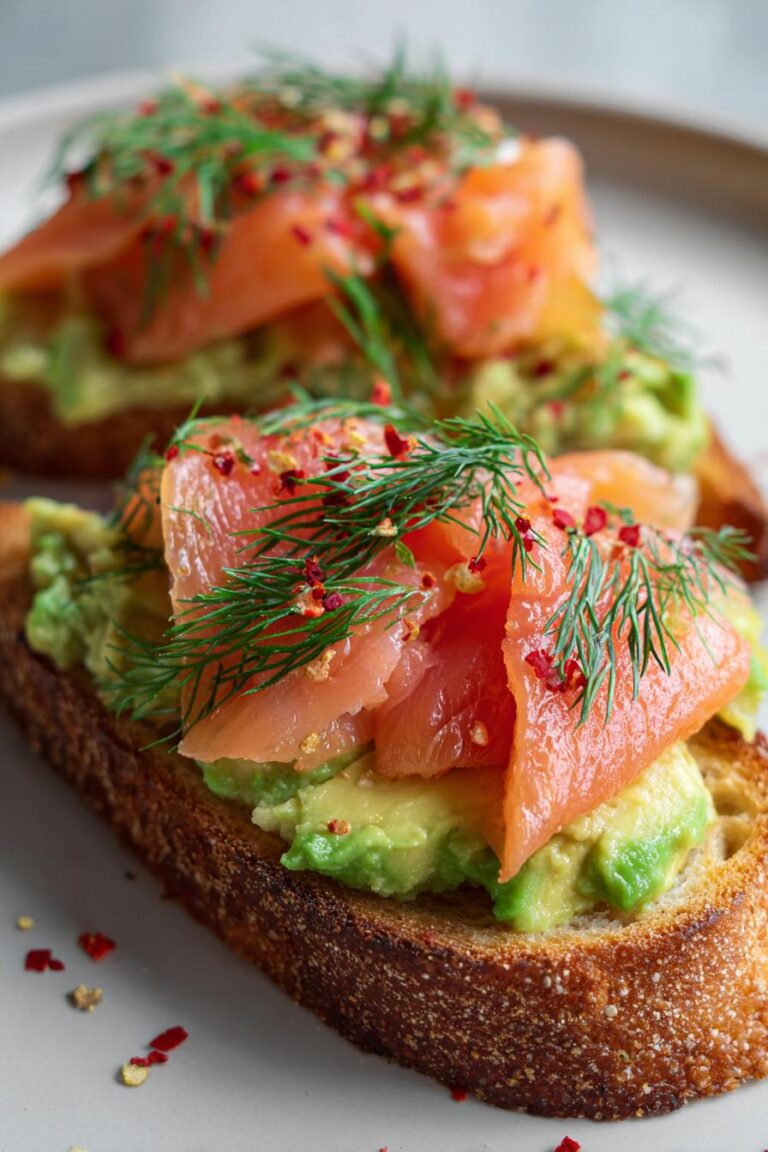 keto smoked salmon avocado toast