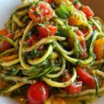 keto zucchini noodles primavera
