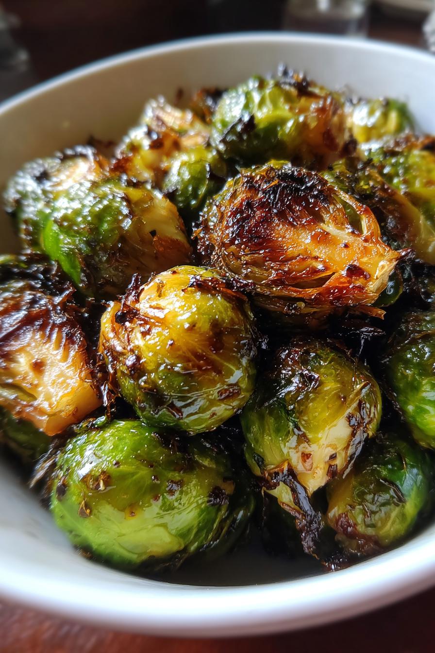 roasted brussels sprouts with balsamic