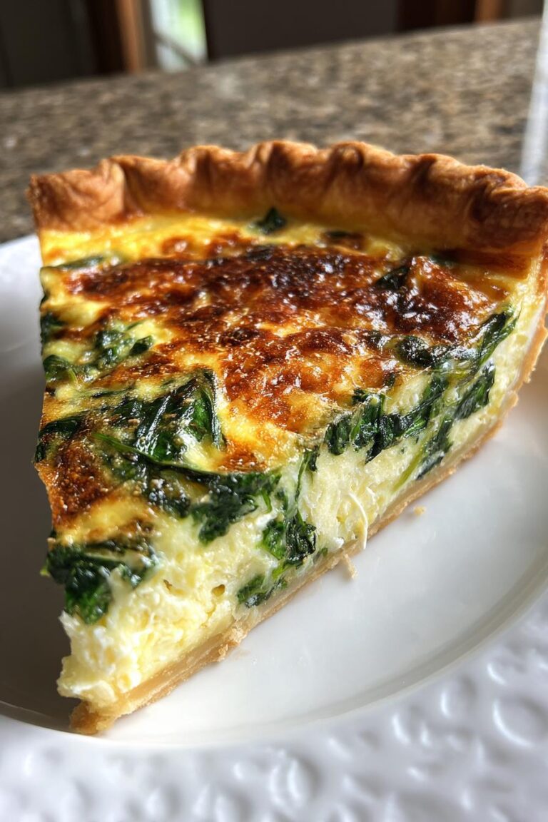 spinach quiche