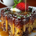 sticky date pudding with toffee sauce