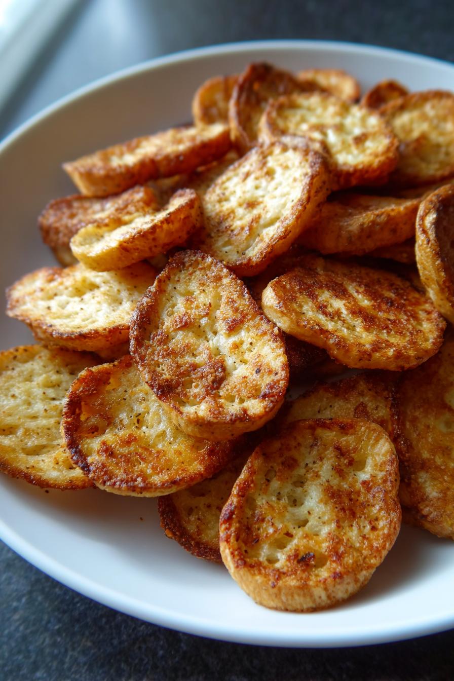 Air Fryer Bagel Chips