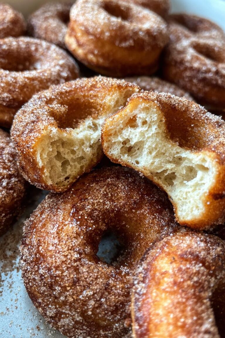 Irresistible Air Fryer Cinnamon Donuts in Just 20 Minutes