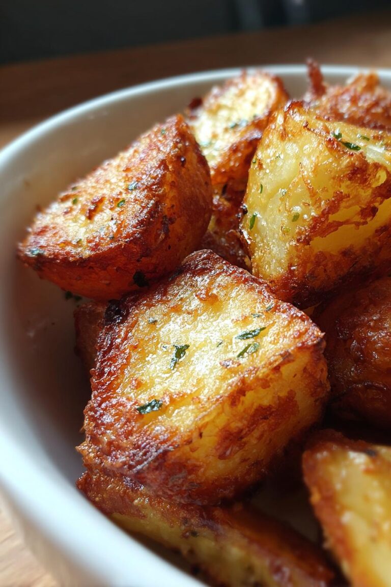 Air Fryer Garlic Parmesan Potatoes