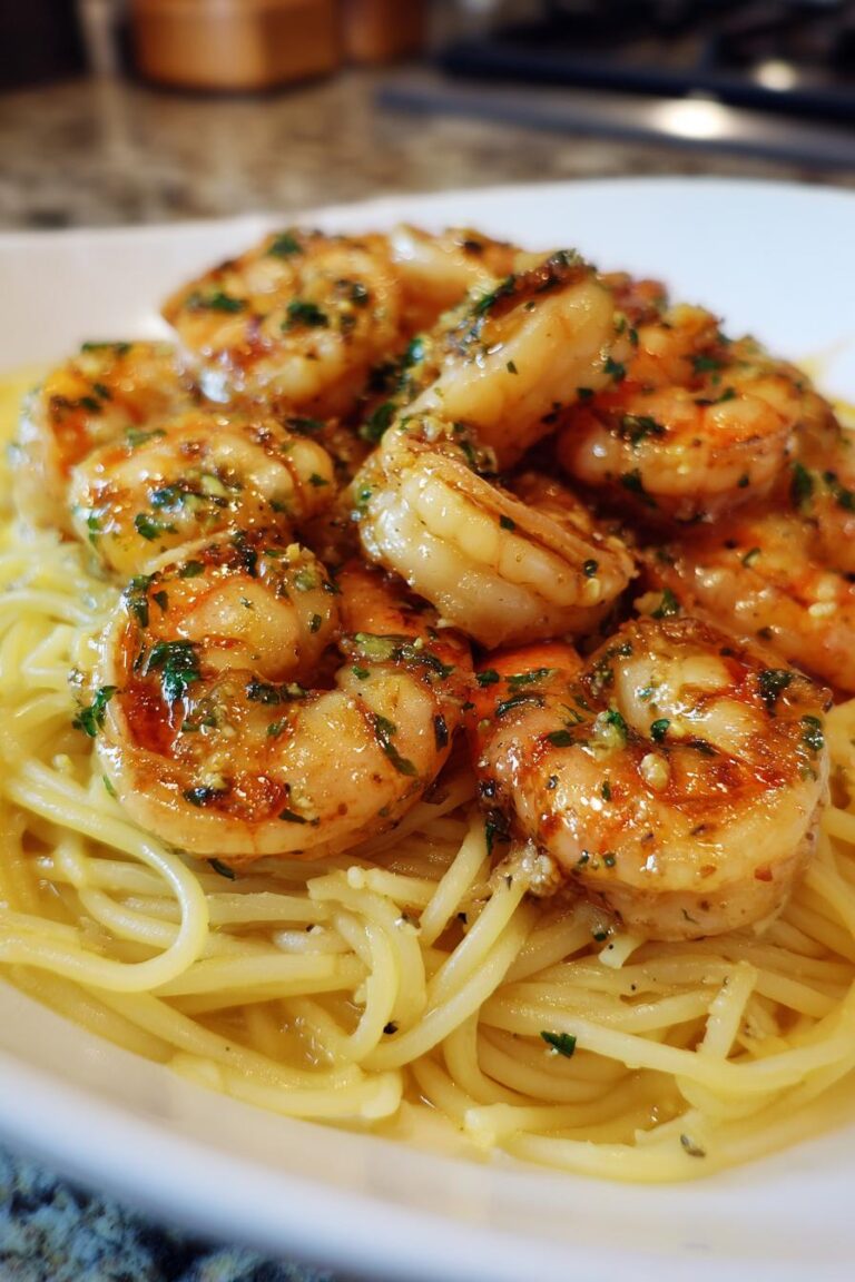 Air Fryer Shrimp Scampi