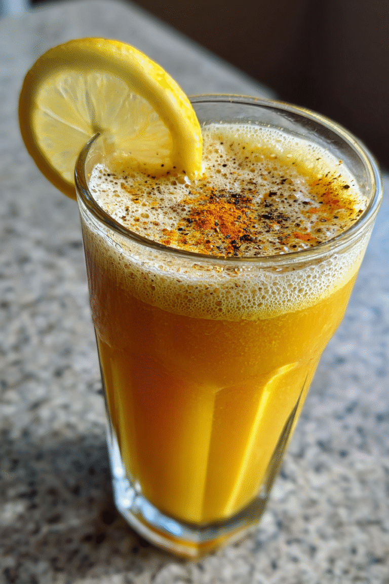 Anti-Inflammatory Turmeric Drink