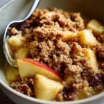 Apple cinnamon protein crumble