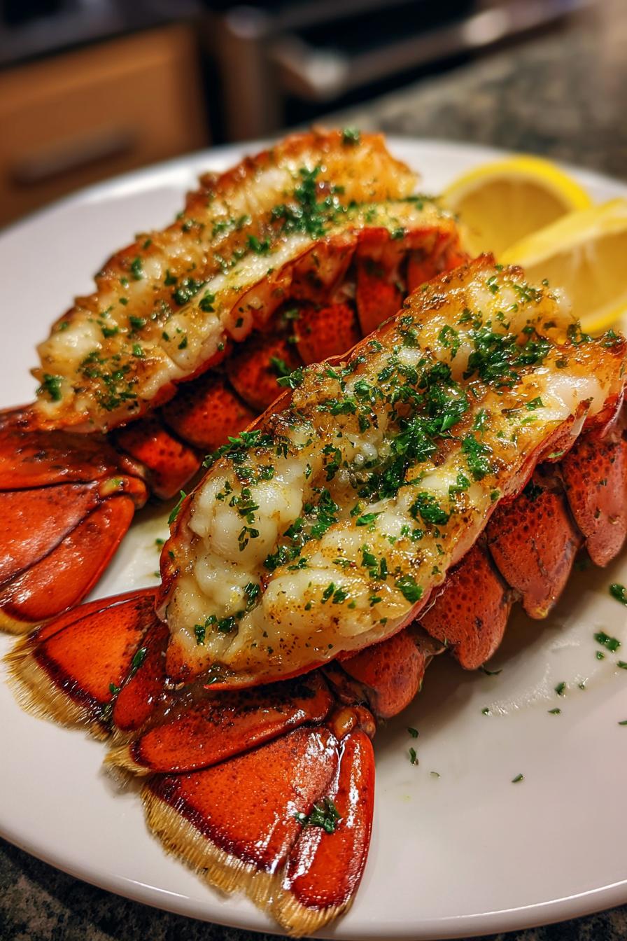 Butter Garlic Lobster with Lemon Zest