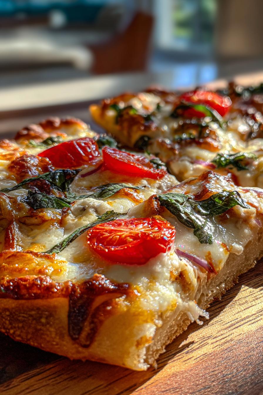 Cottage Cheese Flatbread Pizza